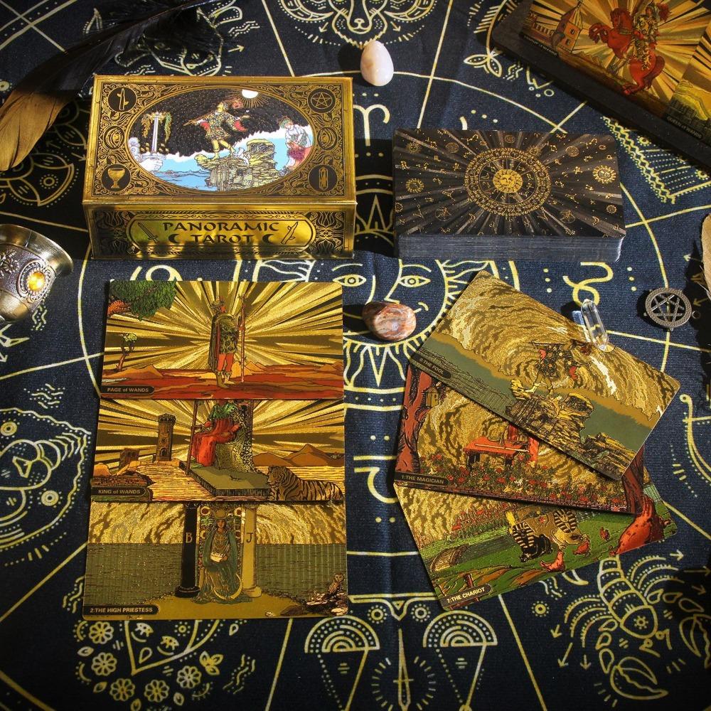 Tarot Cards Deck With Guidebook - Cartas de tarô panorâmicas clássicas Waite