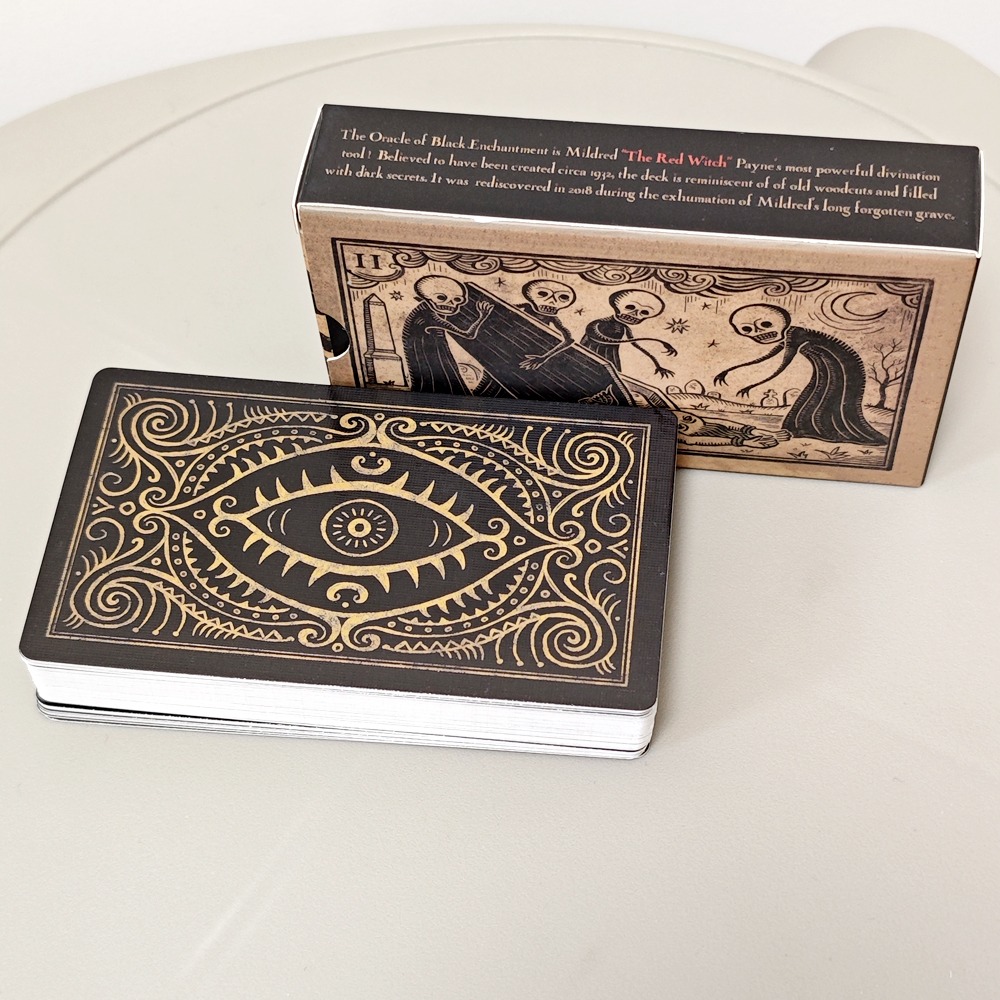Tarot Cards Deck With Guidebook - Mildred Payne's Oracle 10.3*6cm de Black