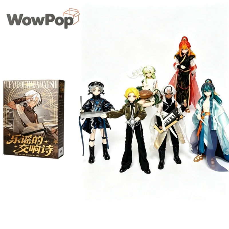 Anime Action Figure Blind Box - Série original de poemas sinfônicos de