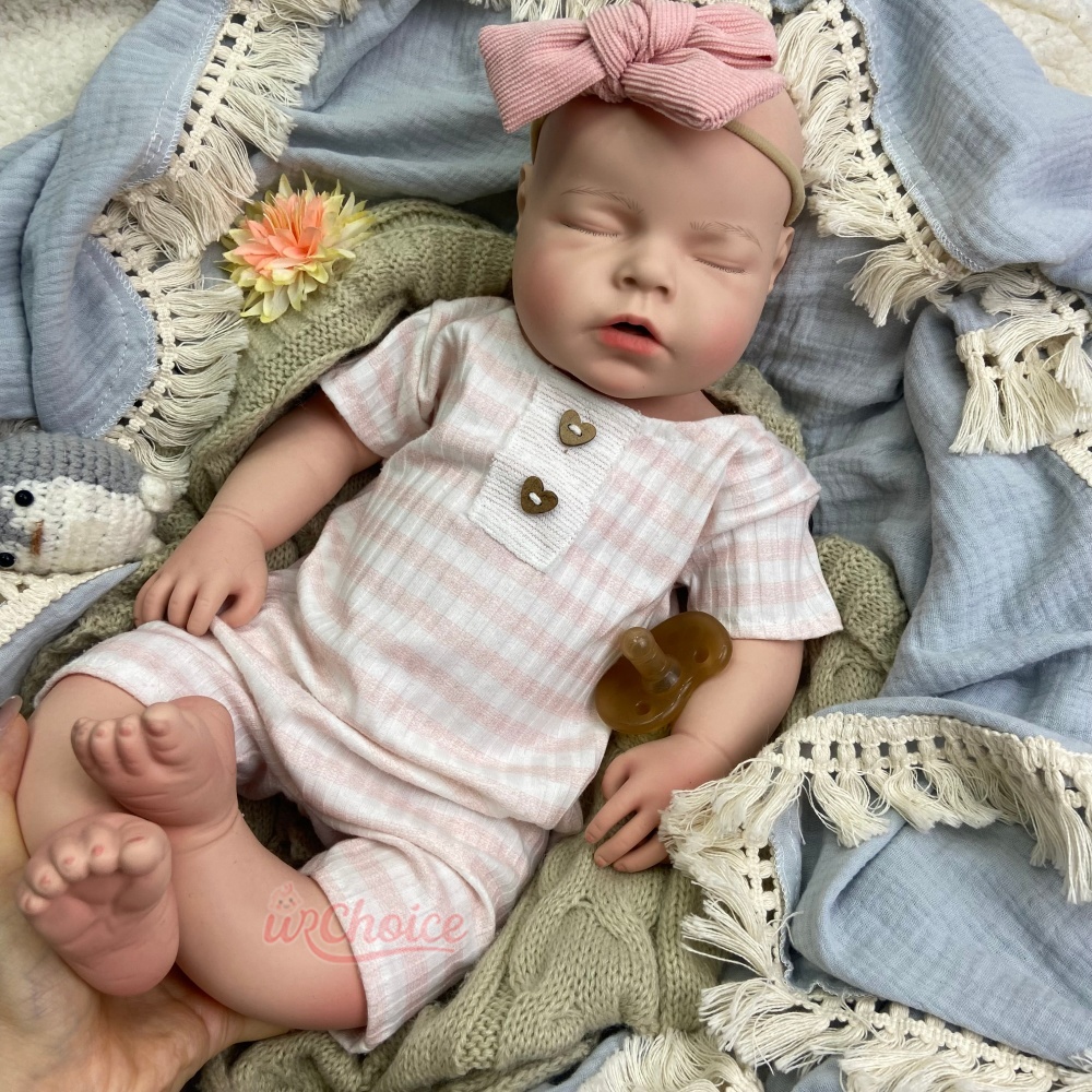 Reborn Baby Doll Silicone Realistic - Boneca Reborn de Silicone Realista de