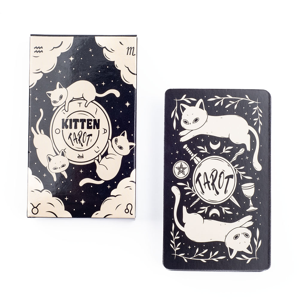 Baralho de Tarot Gatinho 78 Pe - Tarot Cards Deck With Guidebook avaliação e preço
