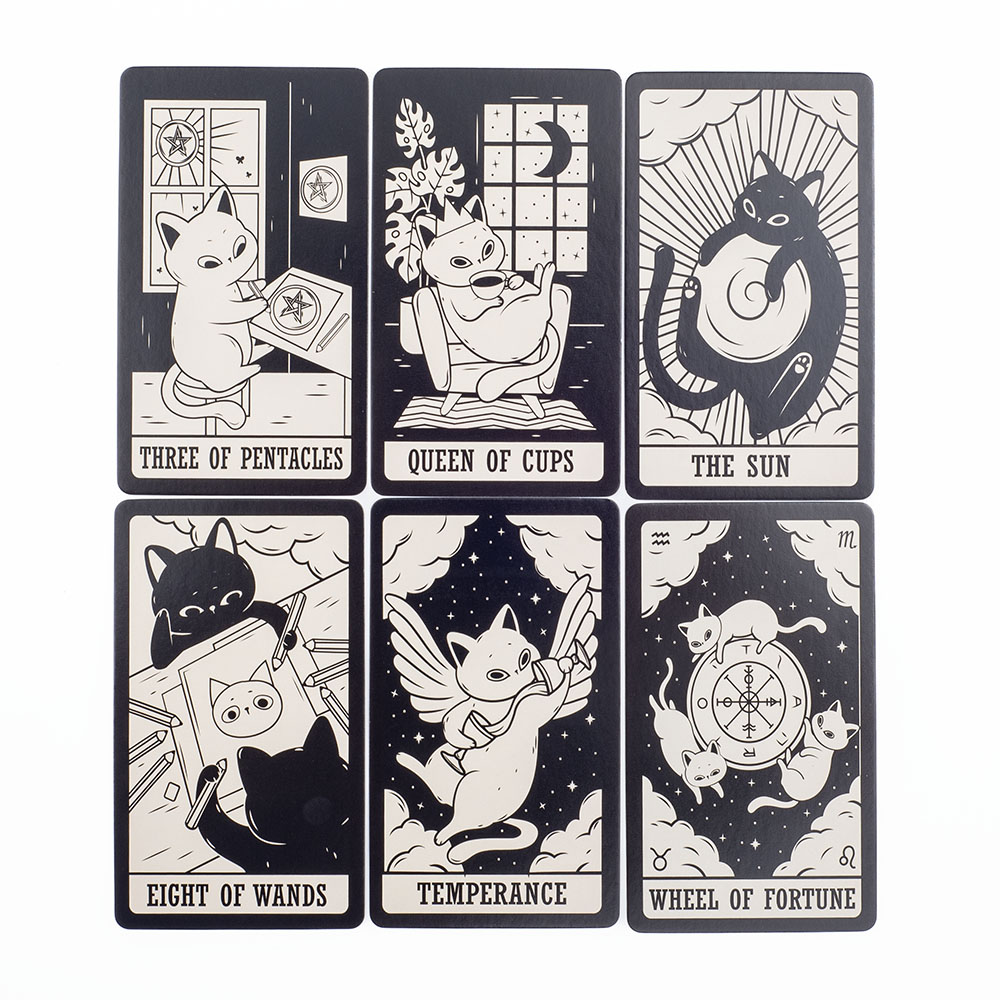 Baralho de Tarot Gatinho 78 Pe - Tarot Cards Deck With Guidebook avaliação e preço