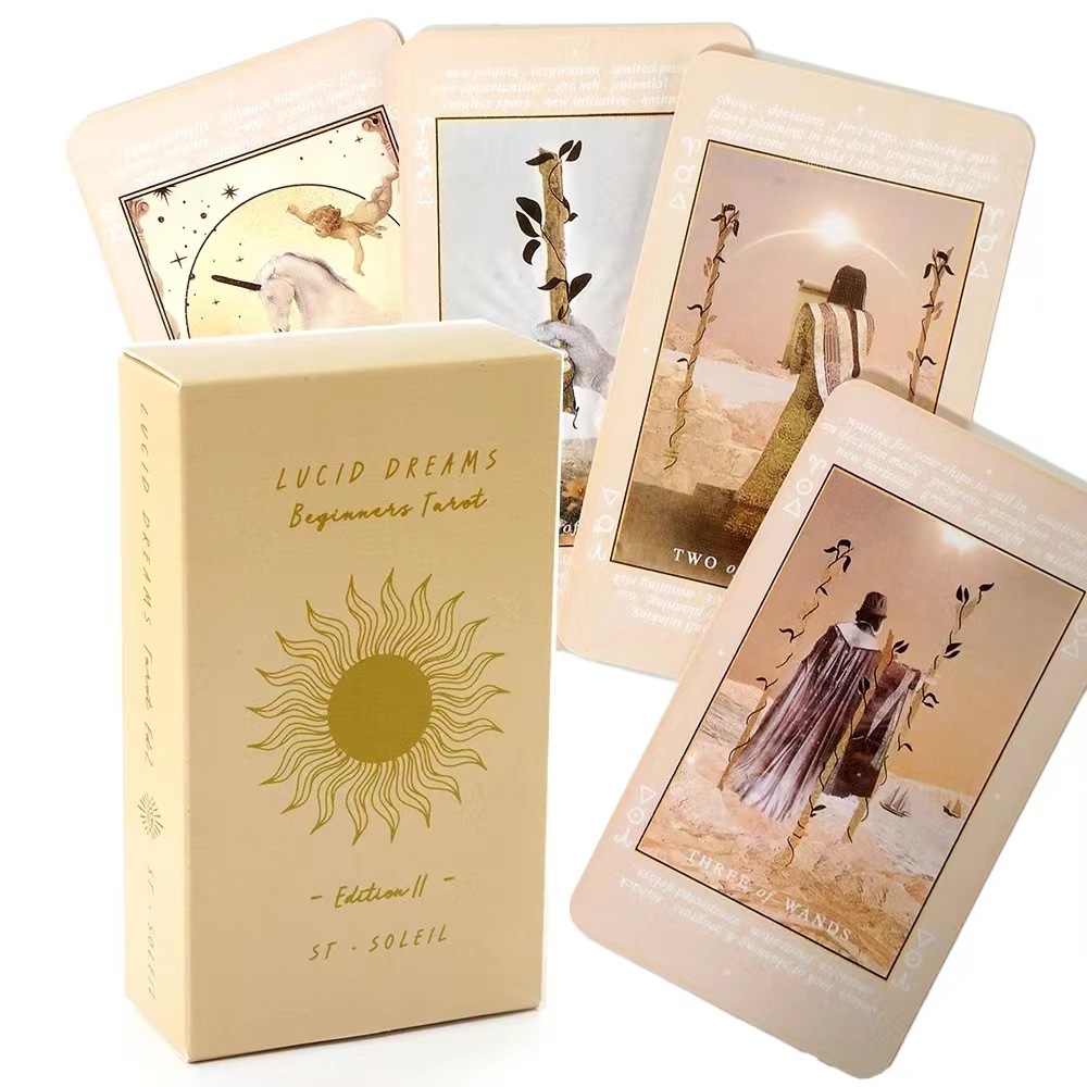 Lucido sonhos iniciantes tarô  - Tarot Cards Deck With Guidebook avaliação e preço
