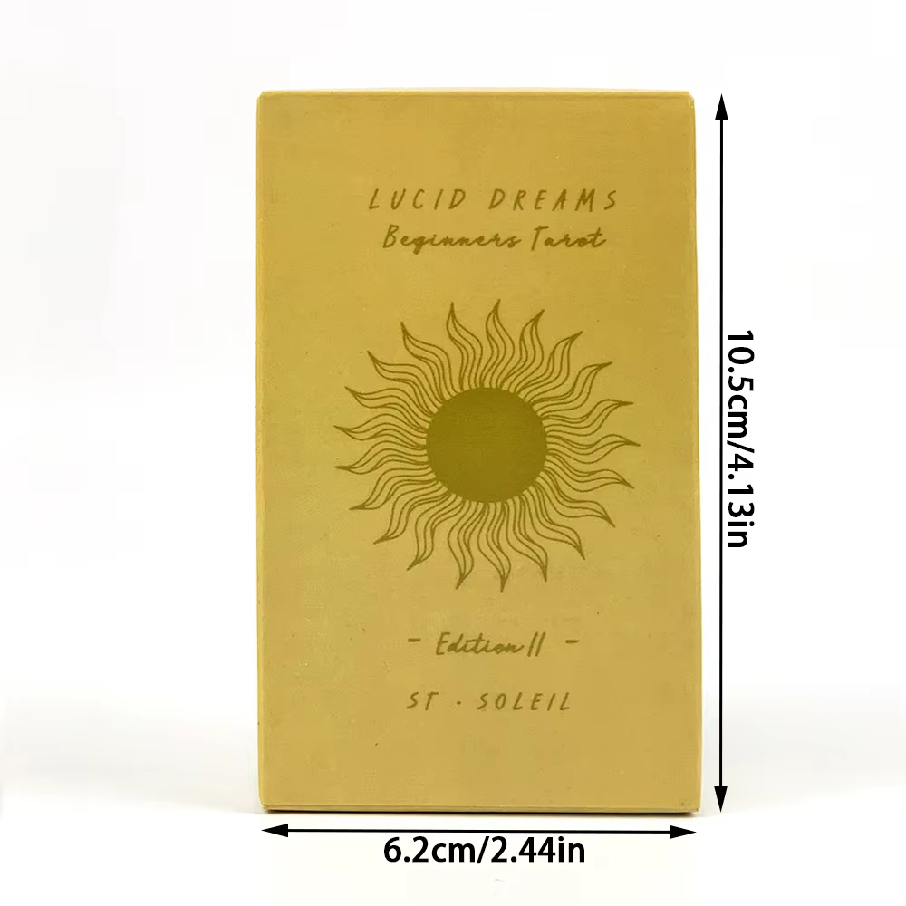 Lucido sonhos iniciantes tarô  - Tarot Cards Deck With Guidebook avaliação e preço