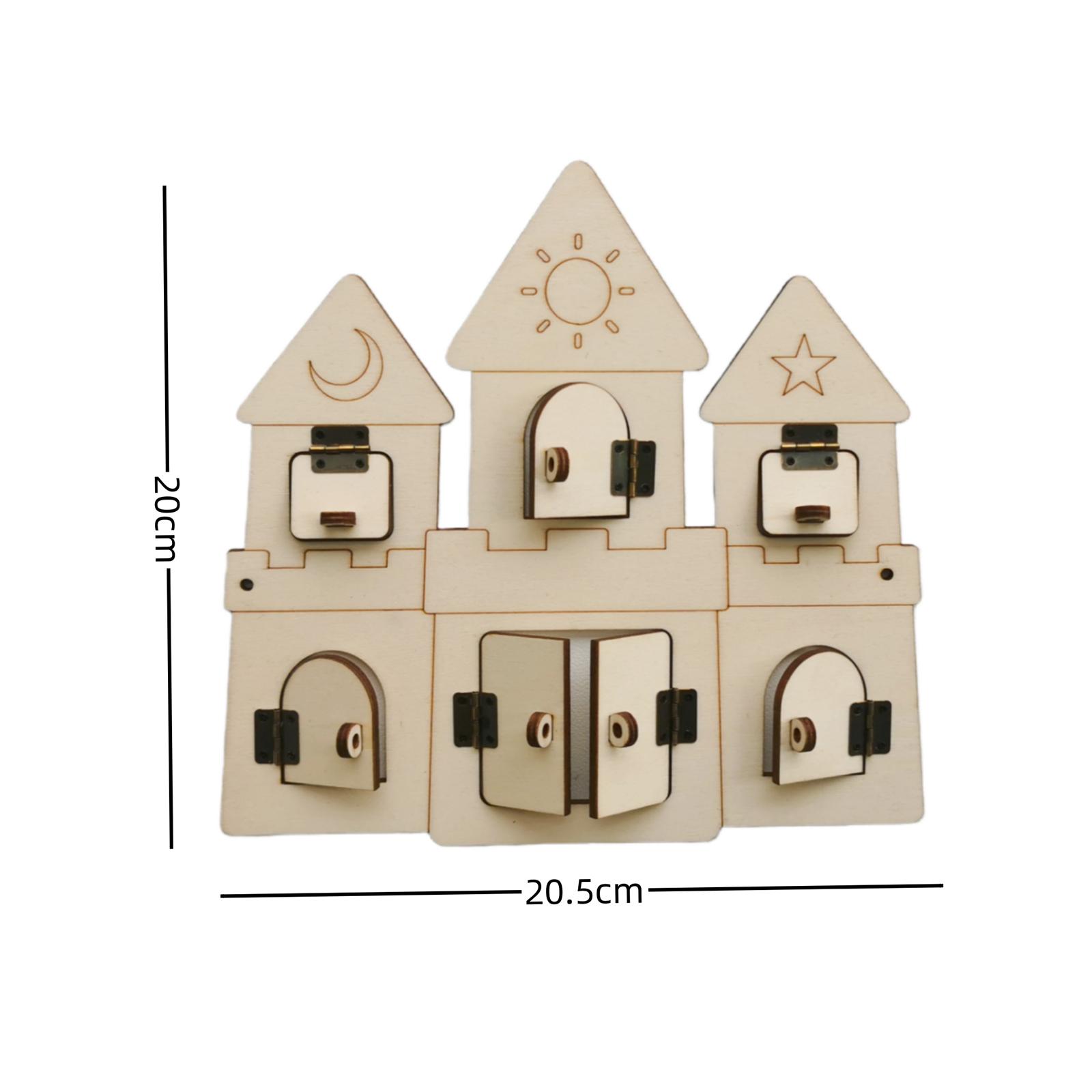 Quadro de atividades em madeir - Montessori Wooden Busy Board Toddler avaliação e preço