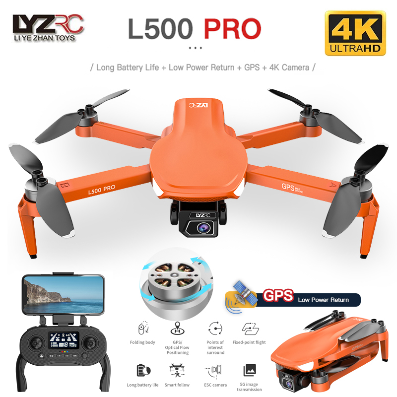 L500 PRO GPS Drone 4K Profesio - Fpv Brushless Rc Drone 4K avaliação e preço