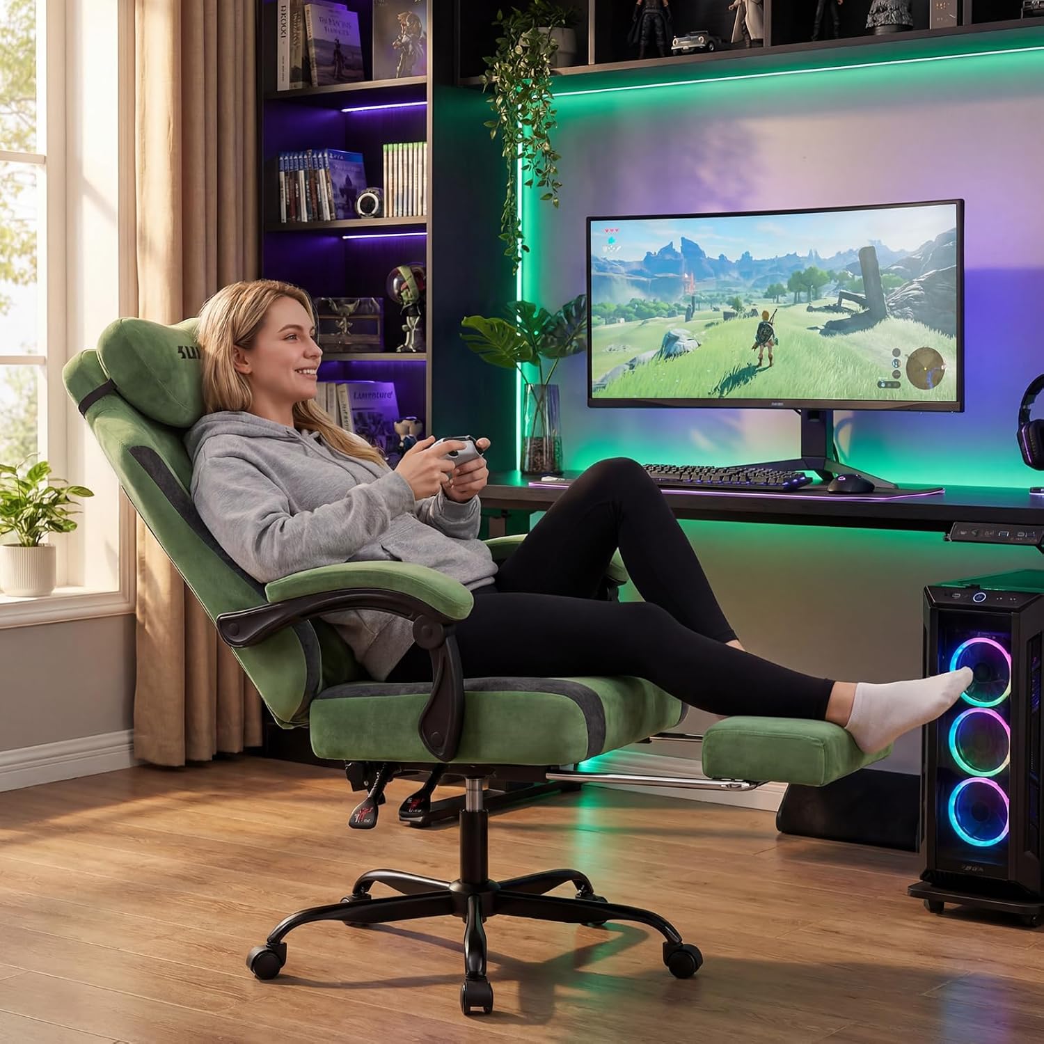 Cadeira de jogos com revestime - Video Games avaliação e preço
