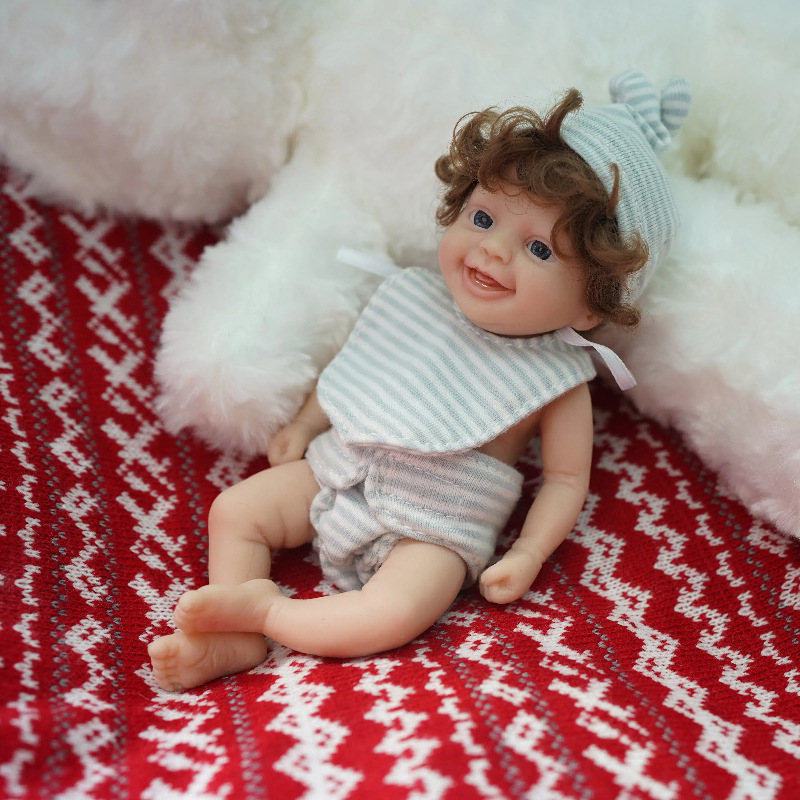 Boneca Reborn Mini Fofa de 6 P - Reborn Baby Doll Silicone Realistic avaliação e preço