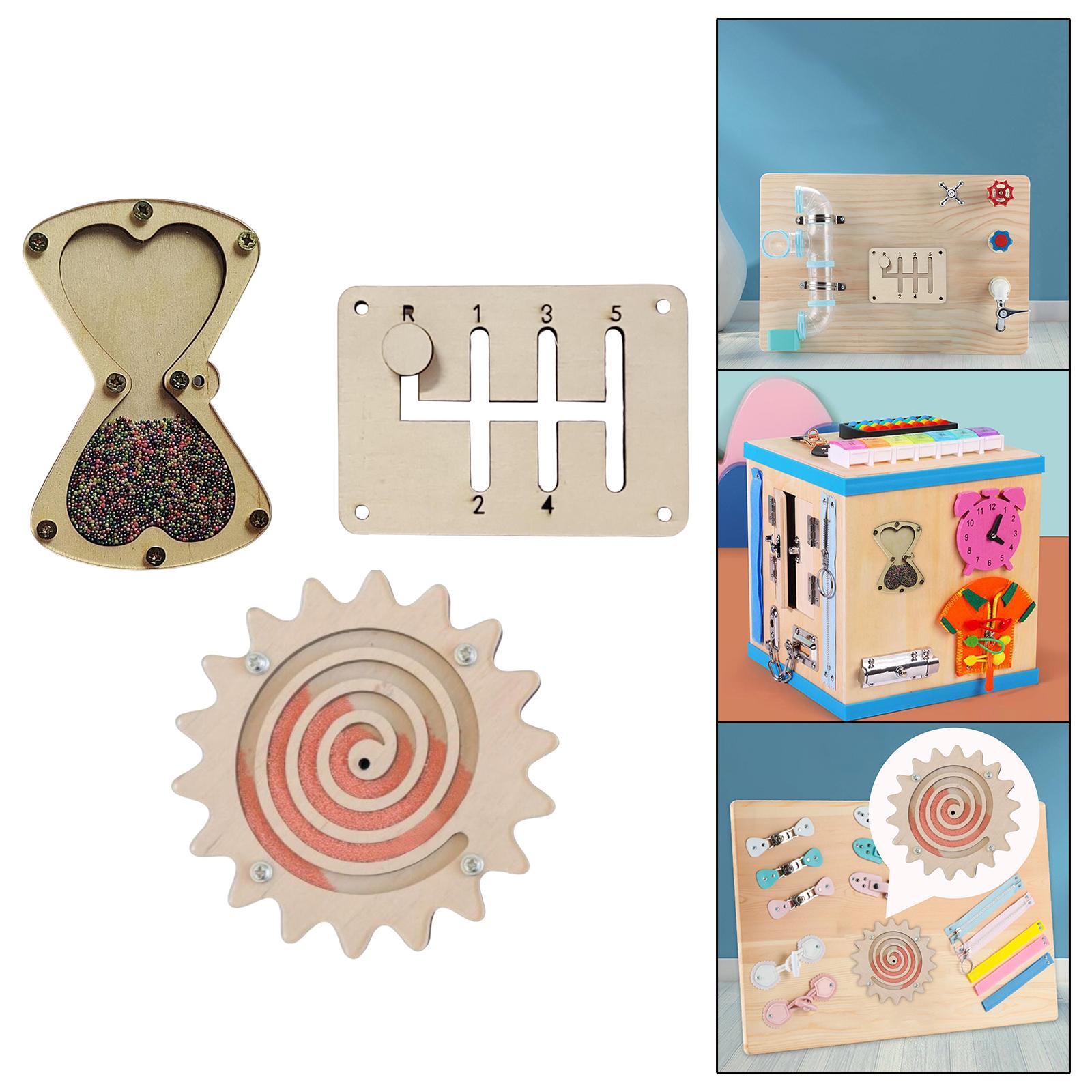 Acessório para Quadro de Ativi - Montessori Wooden Busy Board Toddler avaliação e preço