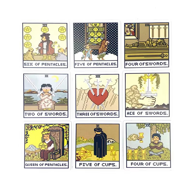Baralho de tarô fantasia de 8  - Tarot Cards Deck With Guidebook avaliação e preço