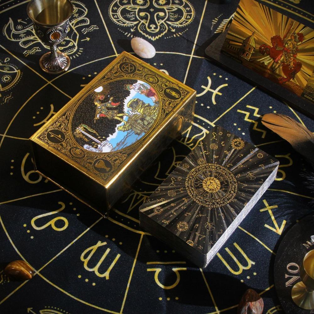 Cartas de tarô panorâmicas clá - Tarot Cards Deck With Guidebook avaliação e preço