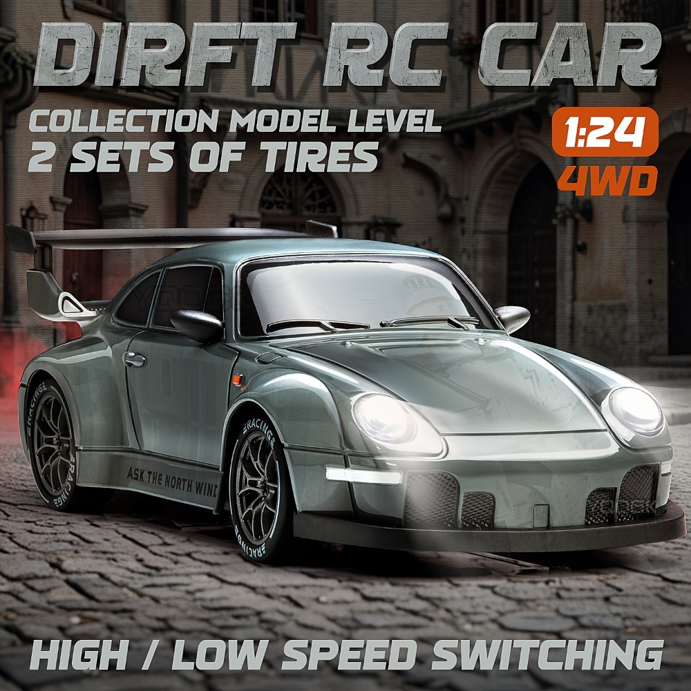 2.4g controle remoto rc drift  - Rc Drift Car 1 24 Scale 4Wd avaliação e preço