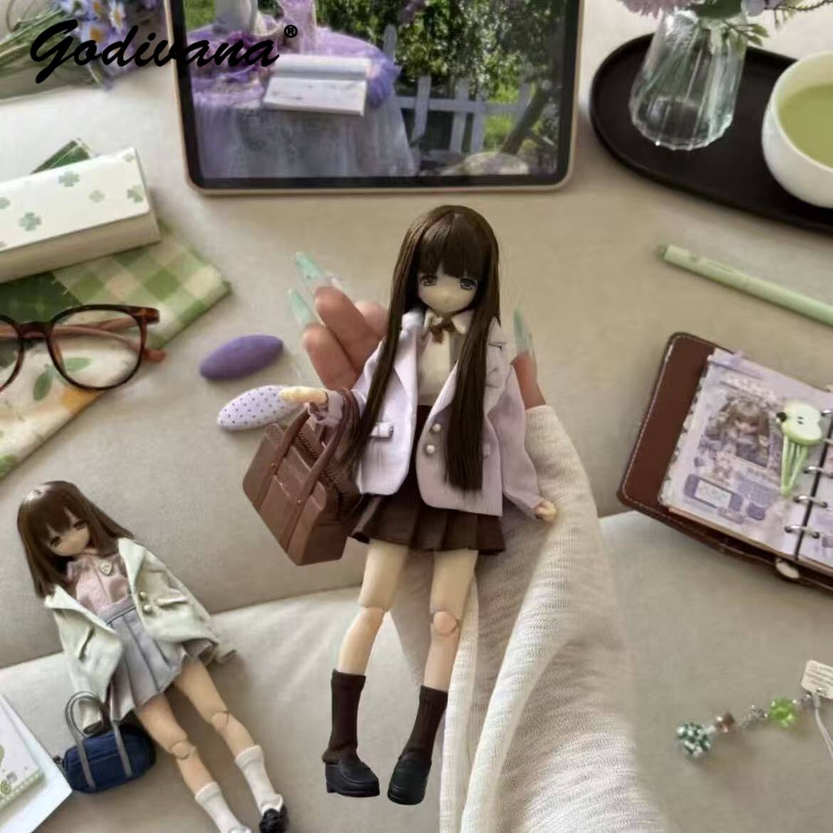 Roupa de boneca Blythe/OB22/24 - Bjd Doll 1 6 Full Set With Clothes avaliação e preço