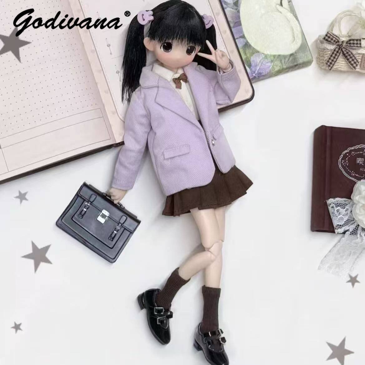 Roupa de boneca Blythe/OB22/24 - Bjd Doll 1 6 Full Set With Clothes avaliação e preço