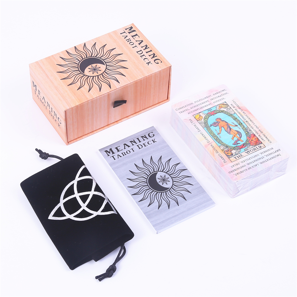 Baralho de tarô significado de - Tarot Cards Deck With Guidebook avaliação e preço