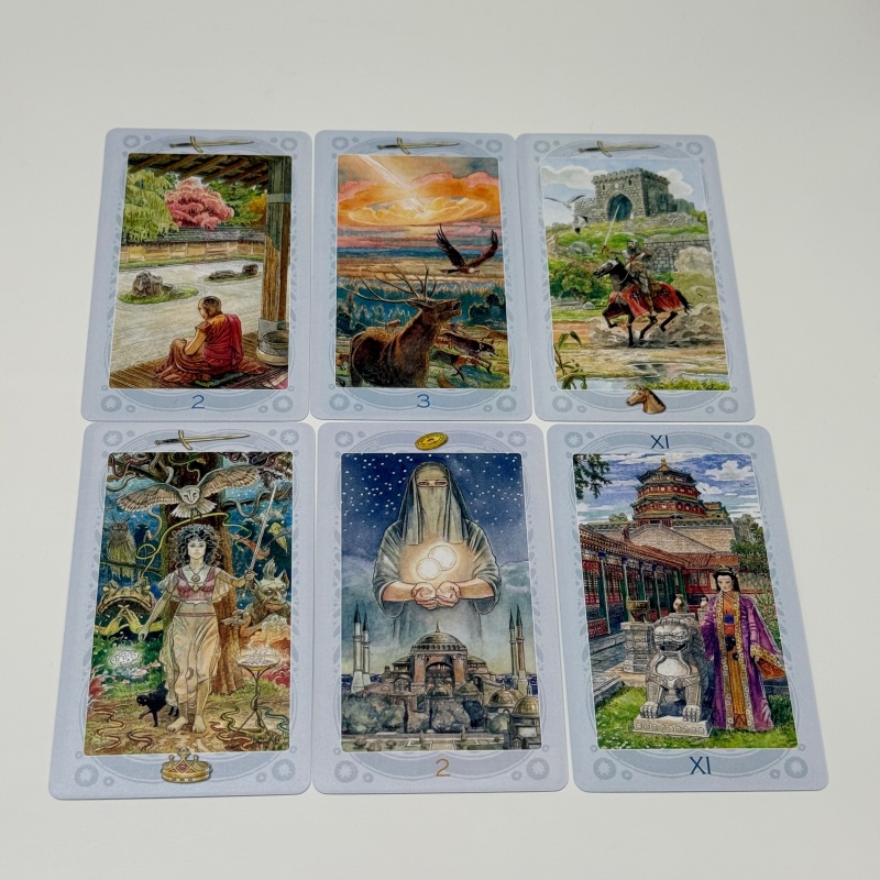 Tarot das Terras Sagradas Vers - Tarot Cards Deck With Guidebook avaliação e preço