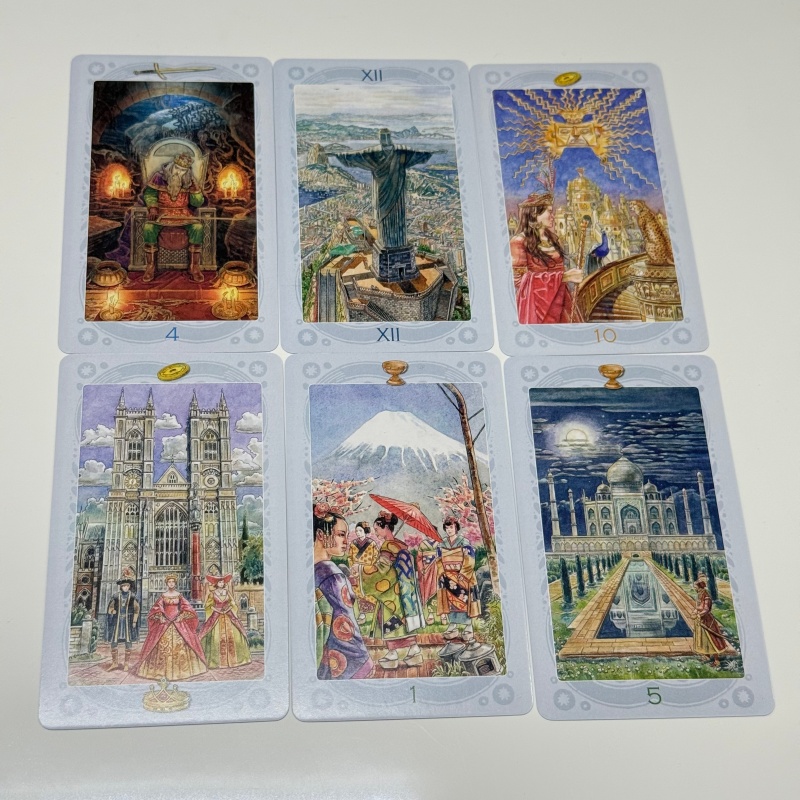 Tarot das Terras Sagradas Vers - Tarot Cards Deck With Guidebook avaliação e preço