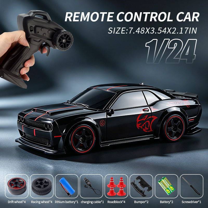 Carro de controlo remoto 2.4G, - Rc Drift Car 1 24 Scale 4Wd avaliação e preço